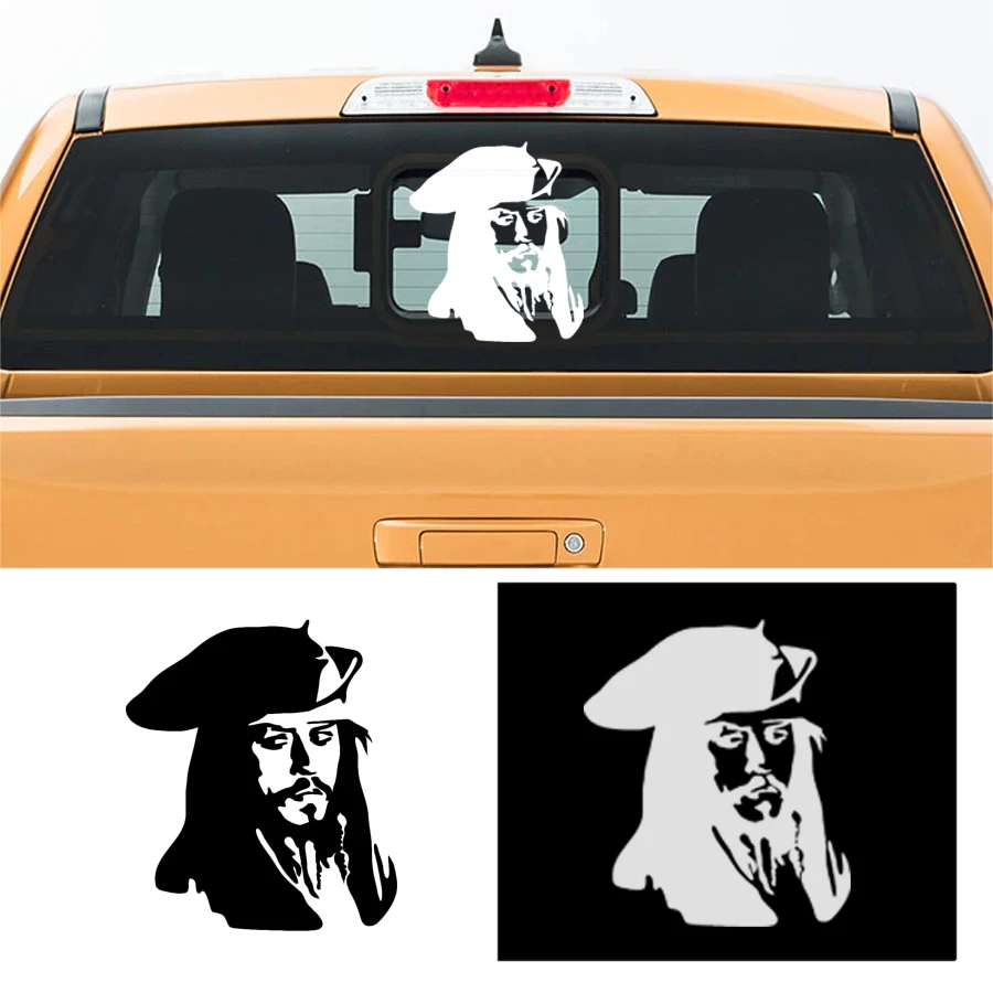 Бесплатная доставка 1 шт. наклейка на окно Пираты Карибского моря Джека