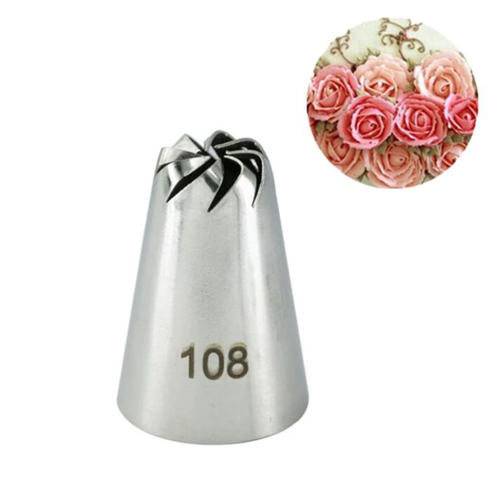 

Cake Icing Tips Cupcake Pastry Decorating Piping Nozzles Stainless Steel Flower Mouth Cream Cake Decoration Baking Tools
