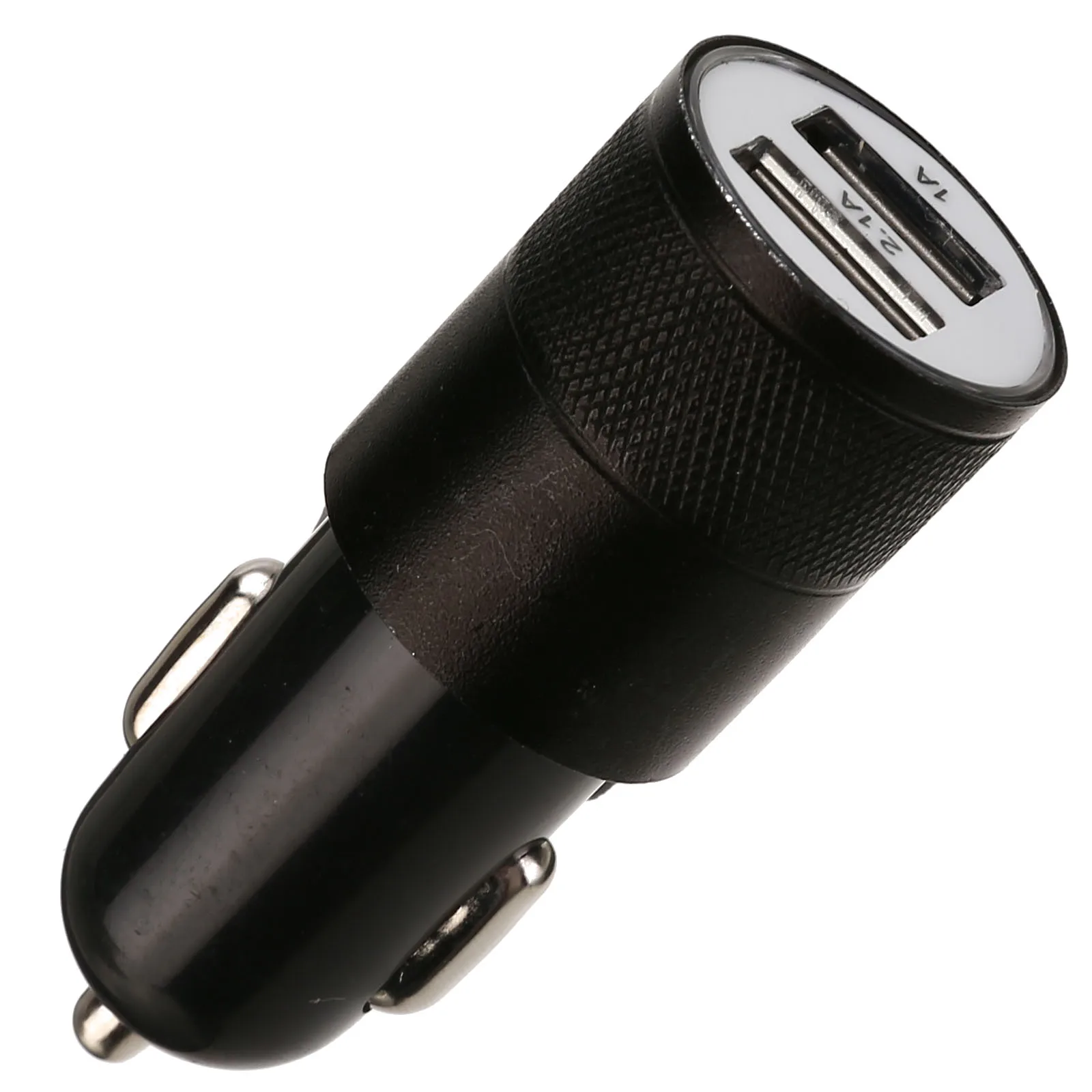 Black Для смарт мобильный телефон 2.1A Mini Dual 2 Порты и разъёмы Переходник USB для зарядки в машине 12 V/24 V автомобильный сигаретный прикуриватель Mayitr - Название цвета: Black
