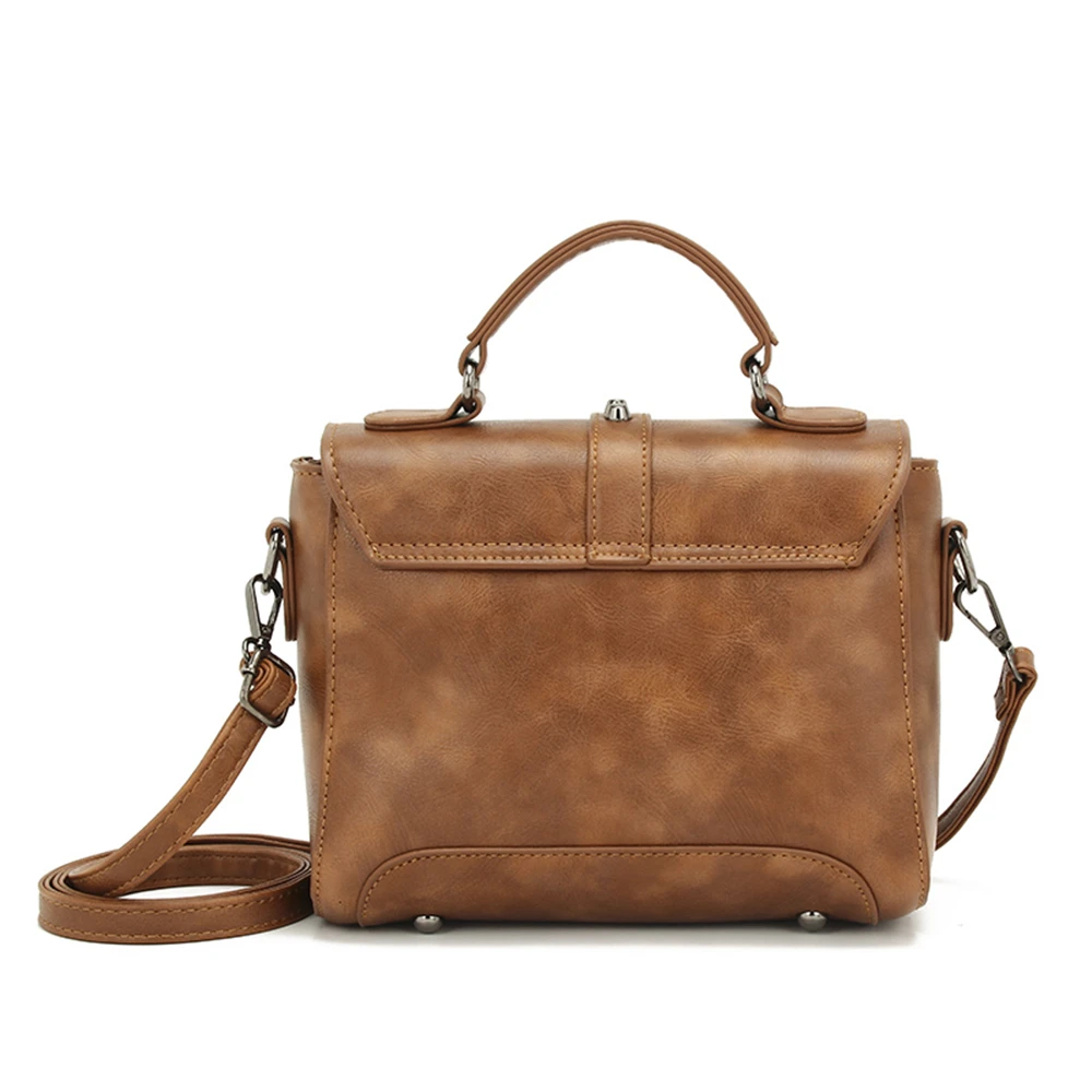 Женская сумка в стиле ретро новинка 2020 женская через плечо с заклёпками пряжкой |