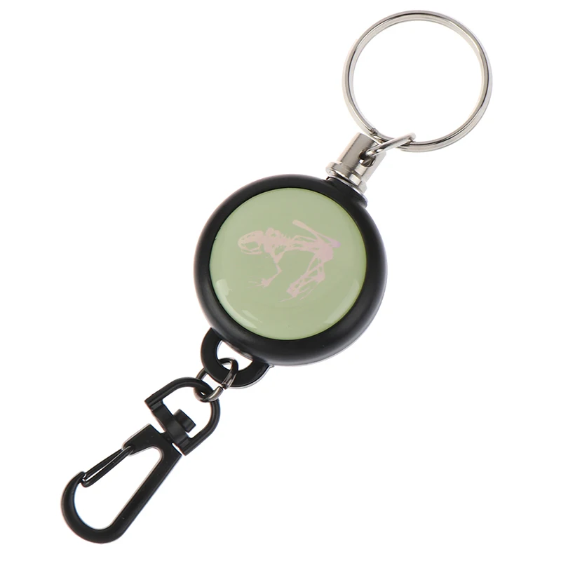 Упругий стальной трос выдвижное кольцо для ключей эластичный брелок отдача