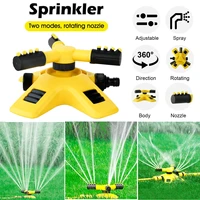 360 auto rotating garden watering sprinkler lawn water irrigation system for home grass plant yard kids large area coverage