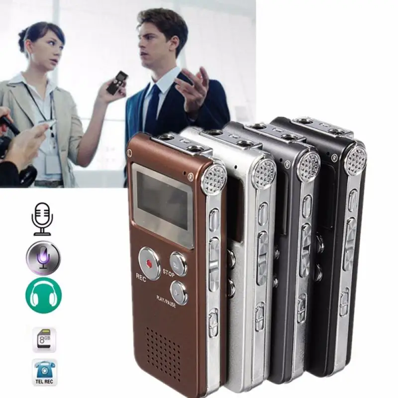 MP3 музыкальный плеер литиевая батарея 8 ГБ цифровой диктофон портативный аудио и