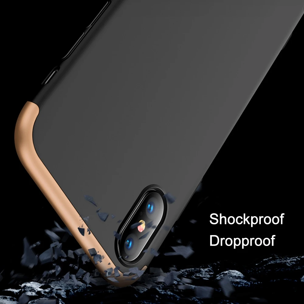 Модный противоударный бампер прозрачный ТПУ чехол для телефона iPhone XS Max 6 6S 7 8 Plus PC