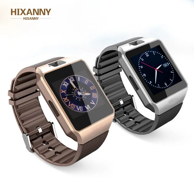 Смарт-часы с сенсорным экраном dz09 камерой Bluetooth наручные часы sim-карты для Ios Android