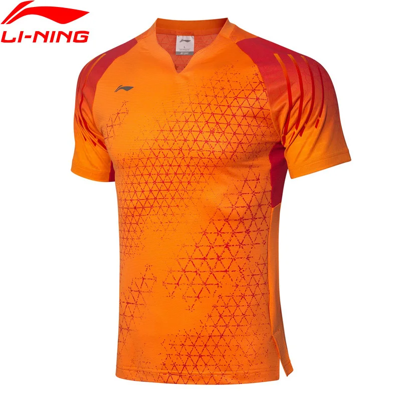 Футболка Li Ning AAYQ013 Мужская Спортивная Джерси для соревнований по бадминтону