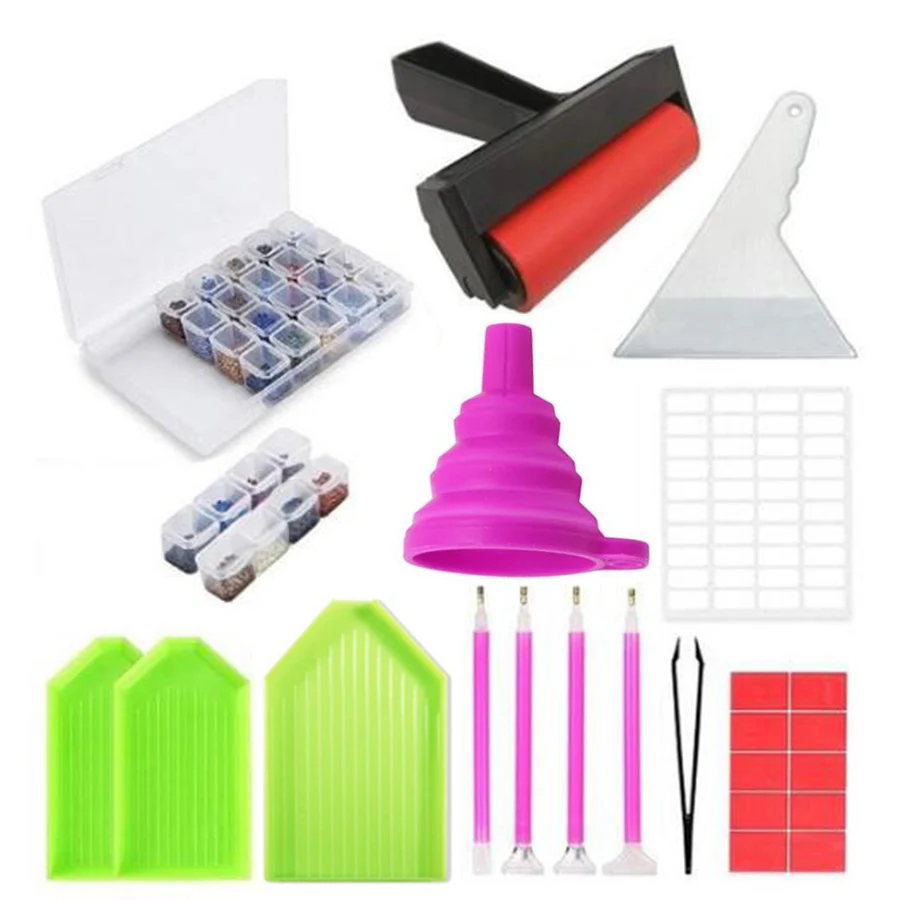 Наборы аксессуаров для алмазной живописи роликовая ручка глиняный поднос Stylo