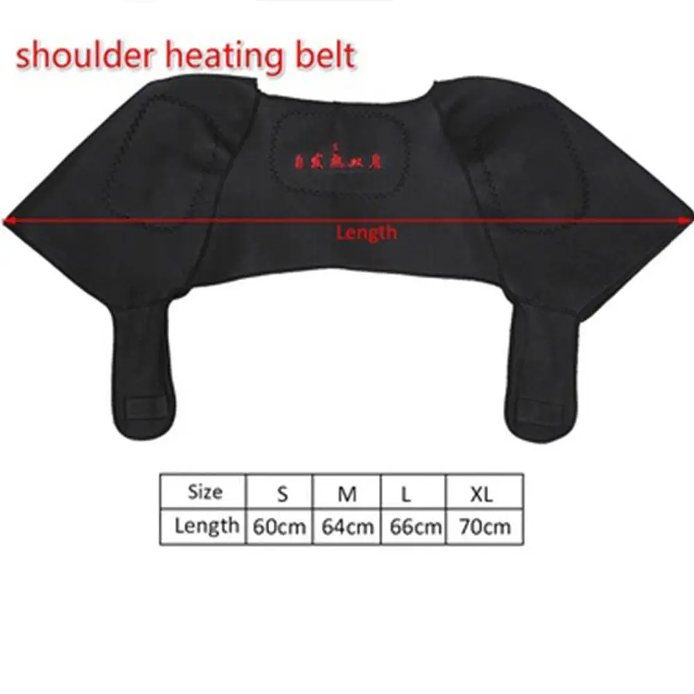 Electric Heated Shoulder Protector Heating Therapy Pad Magnetic Warm Pain Relieve Protection Massager | Спорт и развлечения
