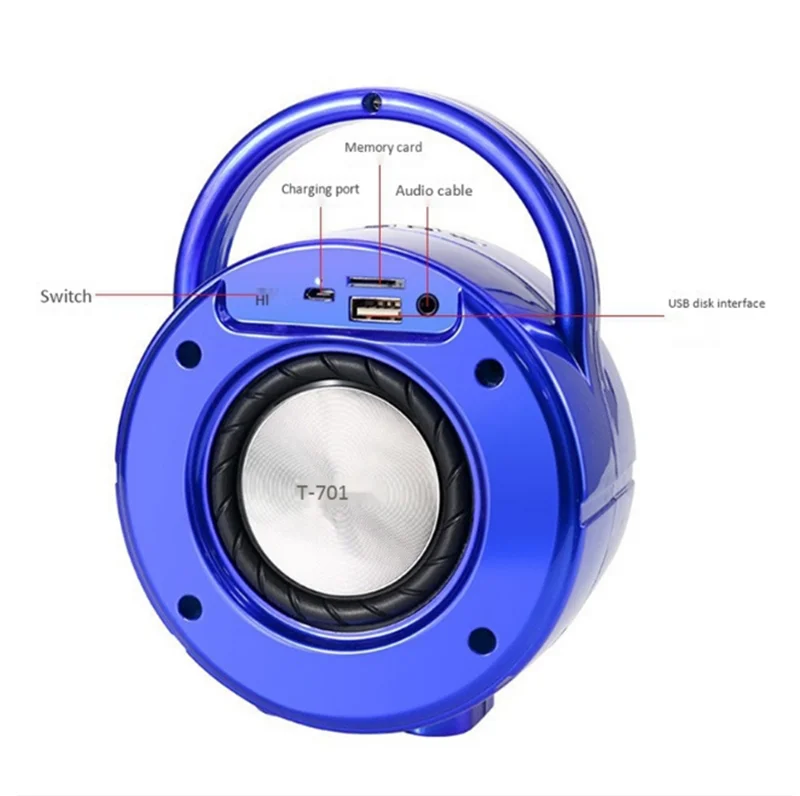 

Mini Bluetooth Speaker Portable Wireless Loudspeaker Sound System 3D Stereo Music Surround Outdoor Speaker Support FM TF Card