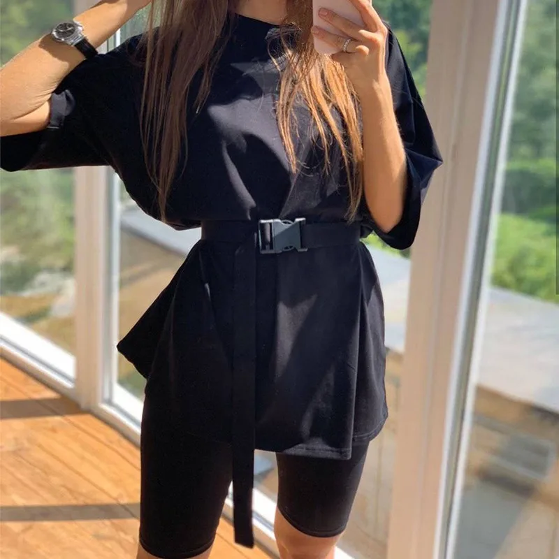 

elastic sleeves Women's T-shirt T-shirt with