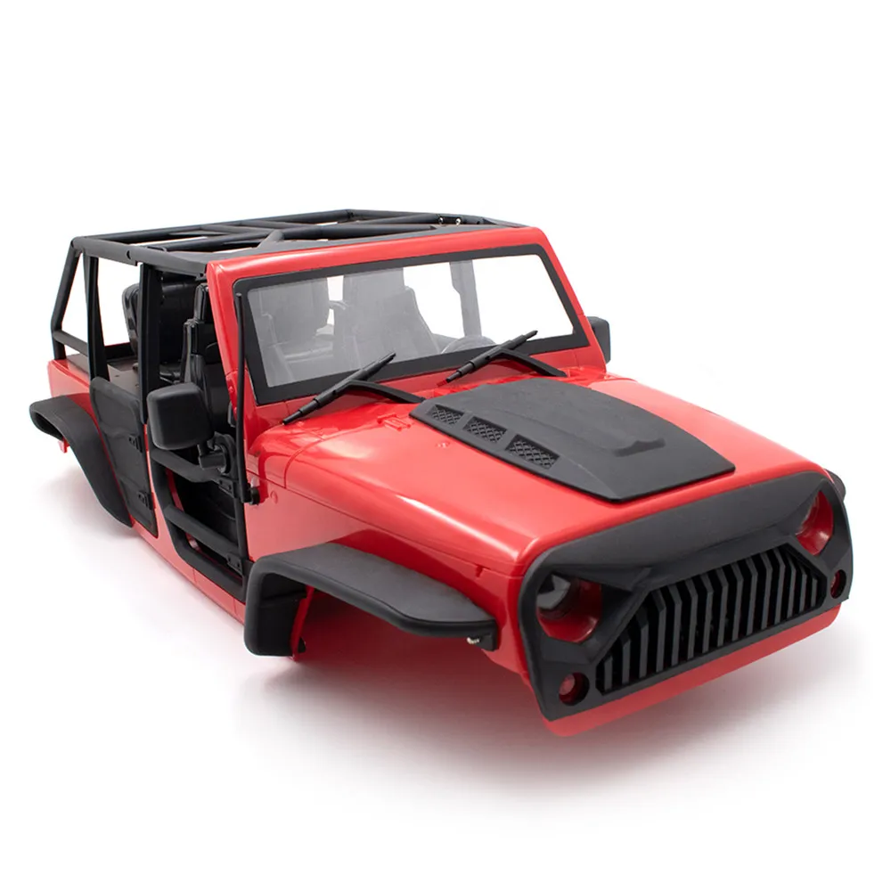 313 мм Колесная база ABS жесткий корпус автомобильный наборы для 1/10 Axial SCX10 II Jeep Wrangler