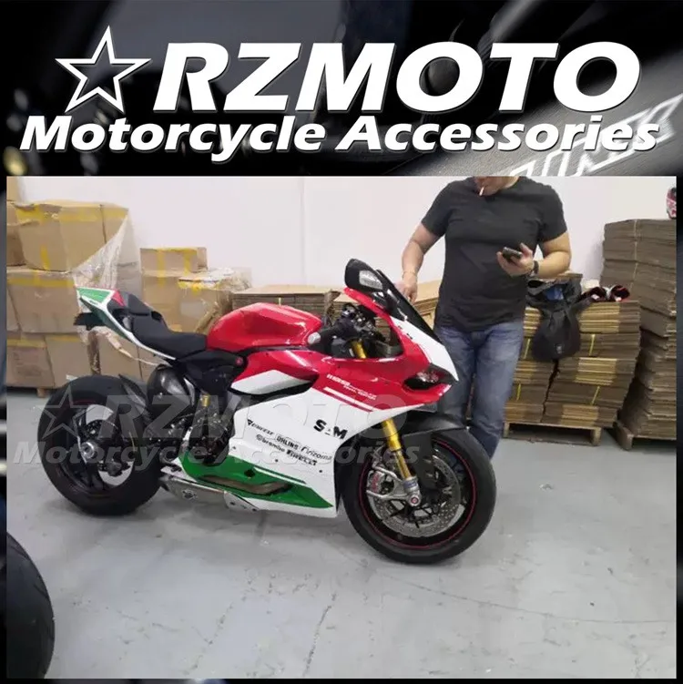 

Injection Mold New ABS Motorcycle Fairings Kit Fit for Ducati 899 1199 Panigale 2012 2013 2014 12 13 14 Bodywork set Red Green