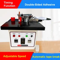 speed control mini manual wood pvc edge banding machine with cut pvc edge bander itself automatic tape break woodworking