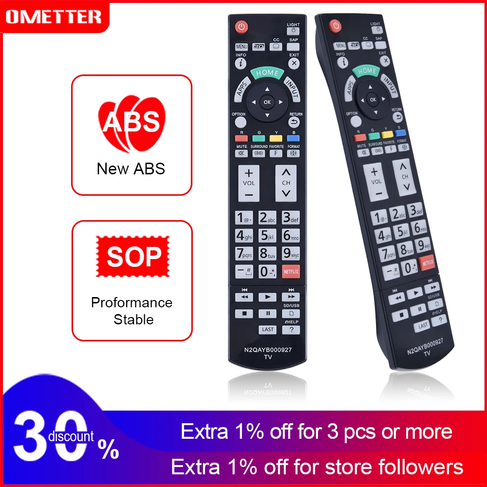 Новый пульт дистанционного управления N2QAYB000927 подходит для Panasonic 4K HD TV TC58AX800U TC65AX800U TC65AX900U TC85AX850U TC58AX800U TC65AX800U