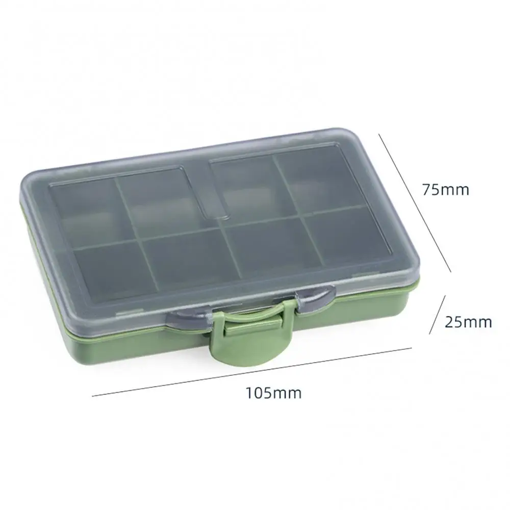 

Multi-Grid PE Plastic Fish Hook Bait Fishing Storage Box with Transparent Lid
