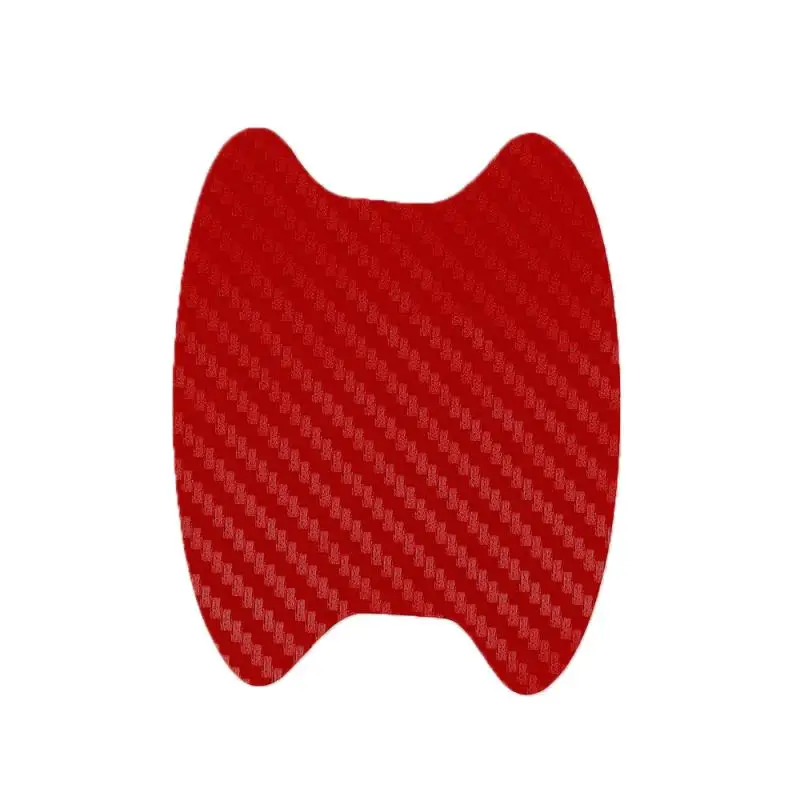 2 пары 3D углеродное волокно автомобильная автоматическая дверная плёнка ручка