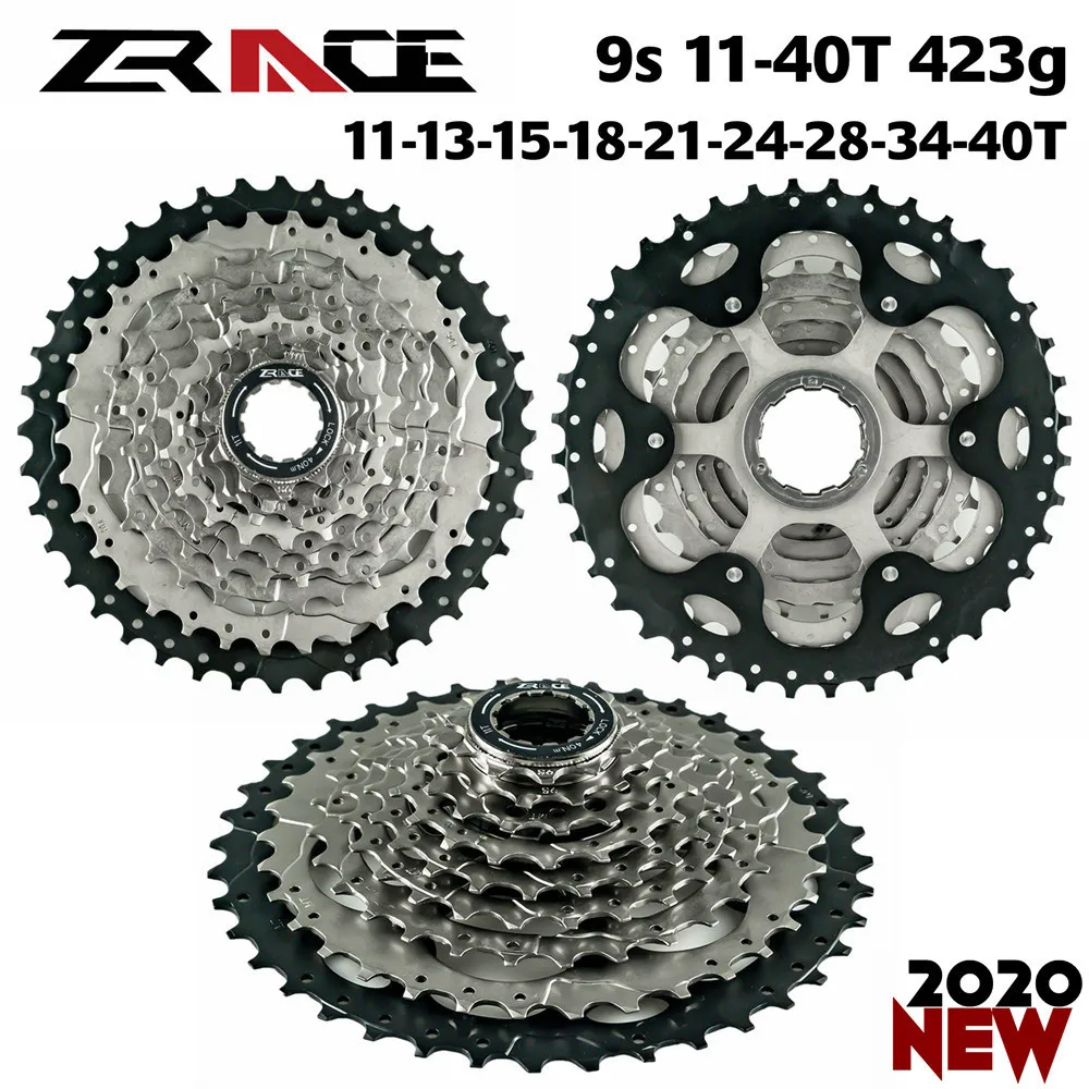 Zracing 9 s велосипед 104BCD цепное кольцо 32 T/34 T/36 T/38 T+ Freewheel 42 T, 9 скоростей кассета комплект для SHIMANO/DEORE/SLX