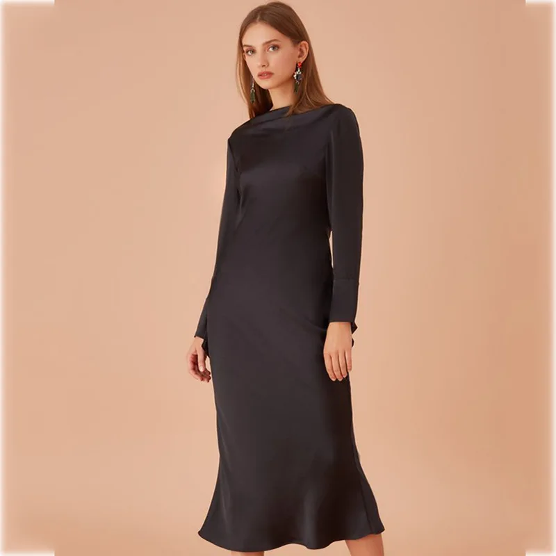 Длинная Элегантная однотонная шаль с длинным рукавом и открытой спиной