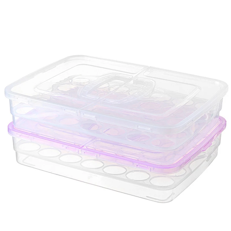 

Противоударный пластиковый контейнер для яиц, 34 ячейки