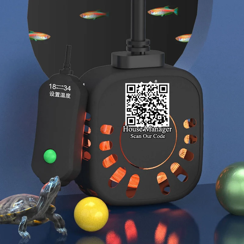 20-34 градусов Цельсия контроль температуры для аквариума нагреватель черепаха