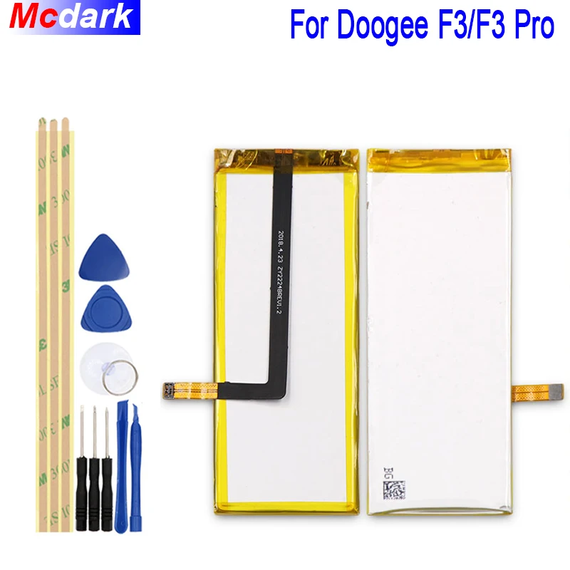 Mcdark 2200 мА/ч Батарея Для Doogee F3 Pro мА/ч. аккумулятор аккумуляторная батарея AKKU ACCU PIL