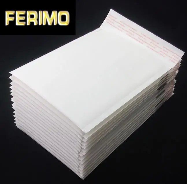 

White Kraft Paper Bubble Envelope Mailers Padded Shipping Envelope With Bubble Mailing Bag Business Supplies Courier Bags