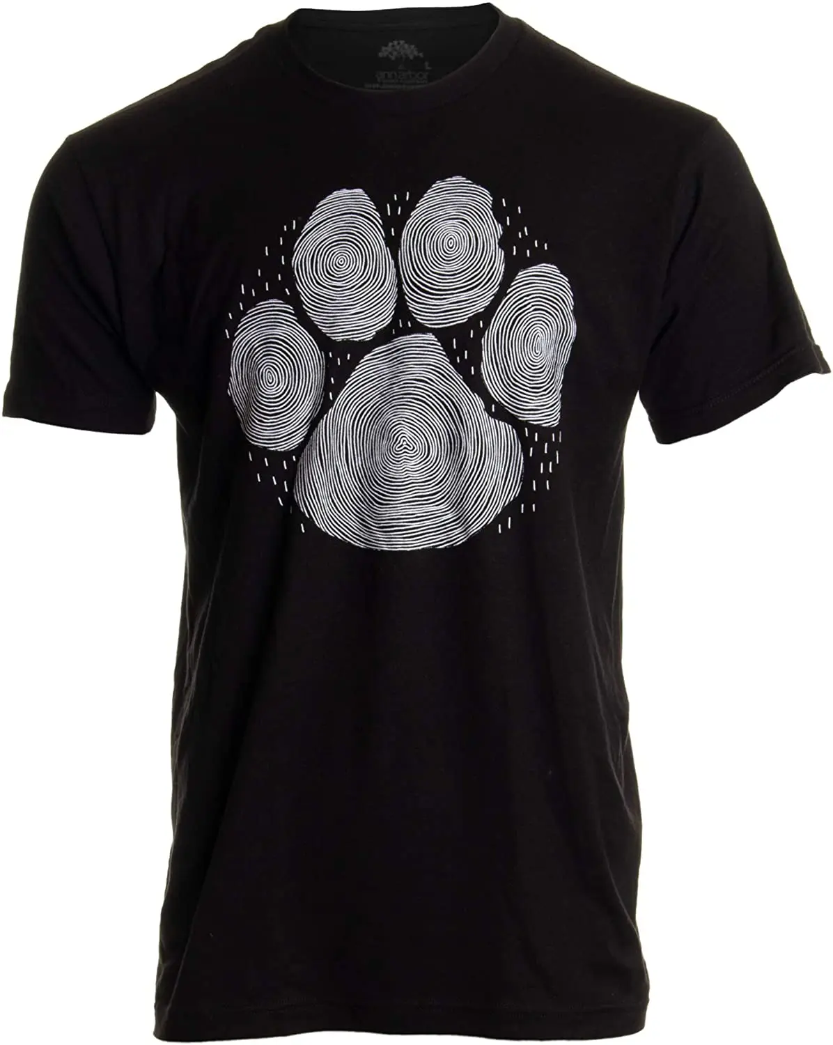 

2021 Summer Men's T-shirt Bear Paw Pattern Simple Printing Casual All-match High-quality Cotton O-neck Oversized T-shirt