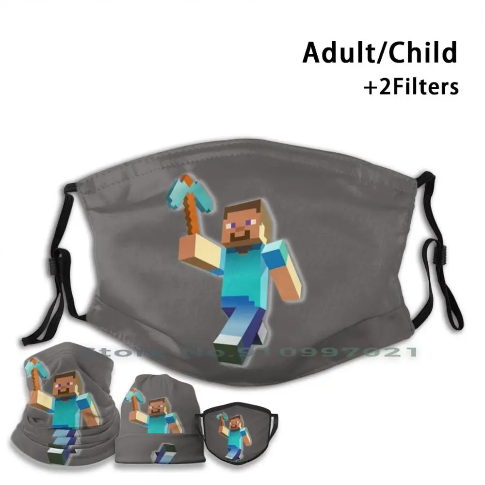 Стив нестандартной конструкции для детей и взрослых Маска Фильтр смываемая