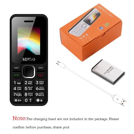 Мобильный телефон SERVO V8210 с двумя sim-картами, 1,77 дюймов, GPRS, вибрация, FM, GSM, Bluetooth, низкий уровень радиации, мобильные телефоны с русской клавиатурой - Цвет: black with box