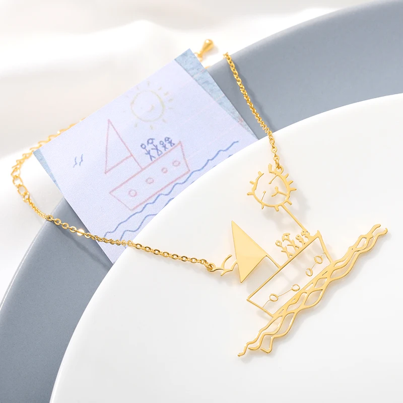 Детские ожерелья на заказ для девочек детское искусство персонализированное