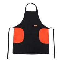 1pc coffee shop apron working apron working apron polyester work cloth right size protective cooking apron kitchen apron
