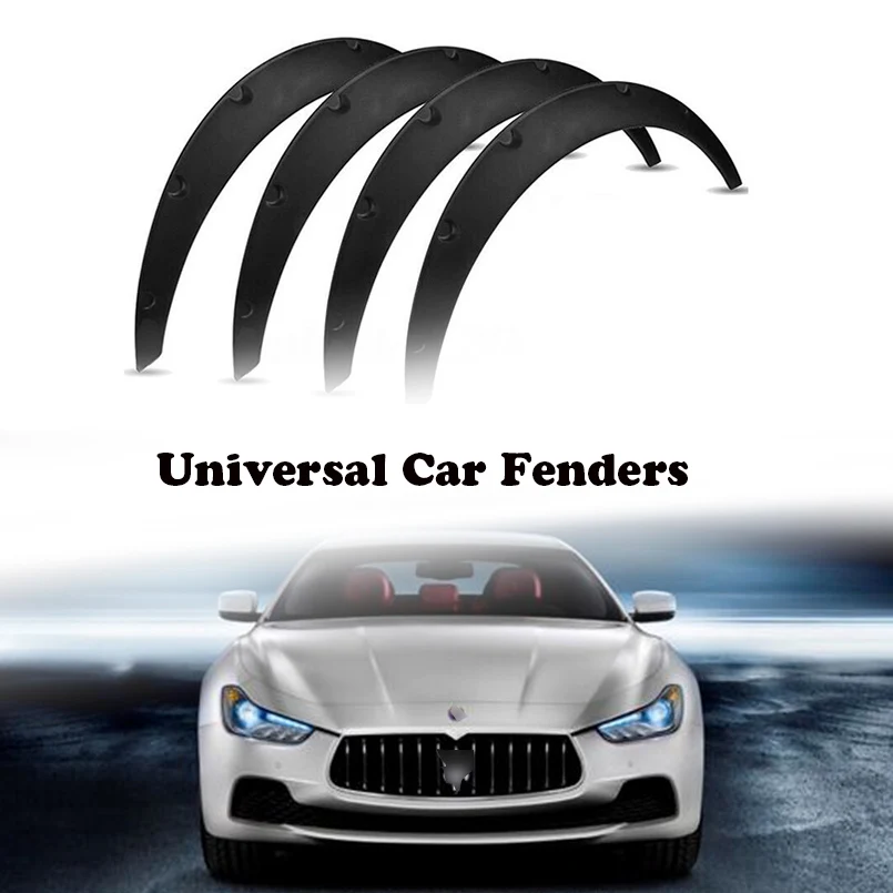 4 шт. высококачественные черные Универсальные гибкие колпачки для автомобильных