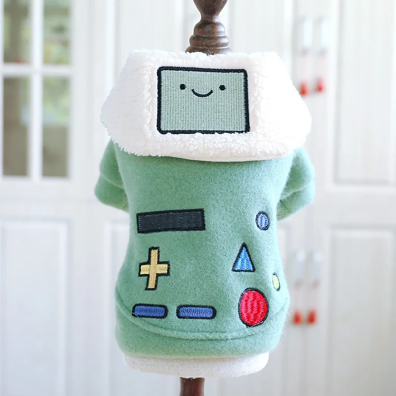 

Dog Clothes Winter Clothes Pet Supplies Clothing Puppy Woolen Cartoon Sweater Cat Spring and Autumn Pet Clothes