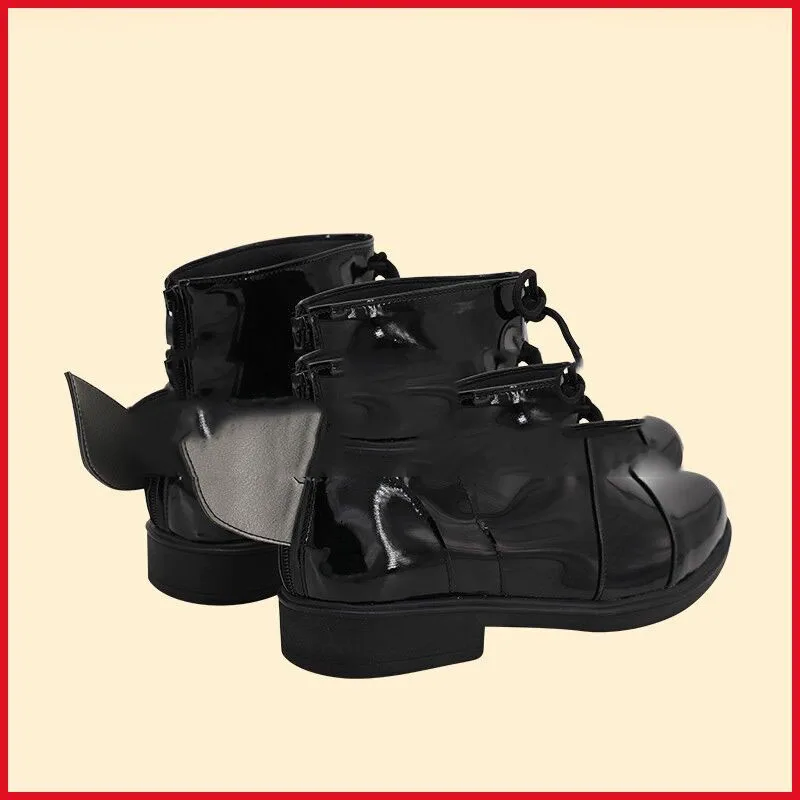 Кожаная обувь Цвет Черный Карнавальный костюм на Хэллоуин вечерние для мужчин и