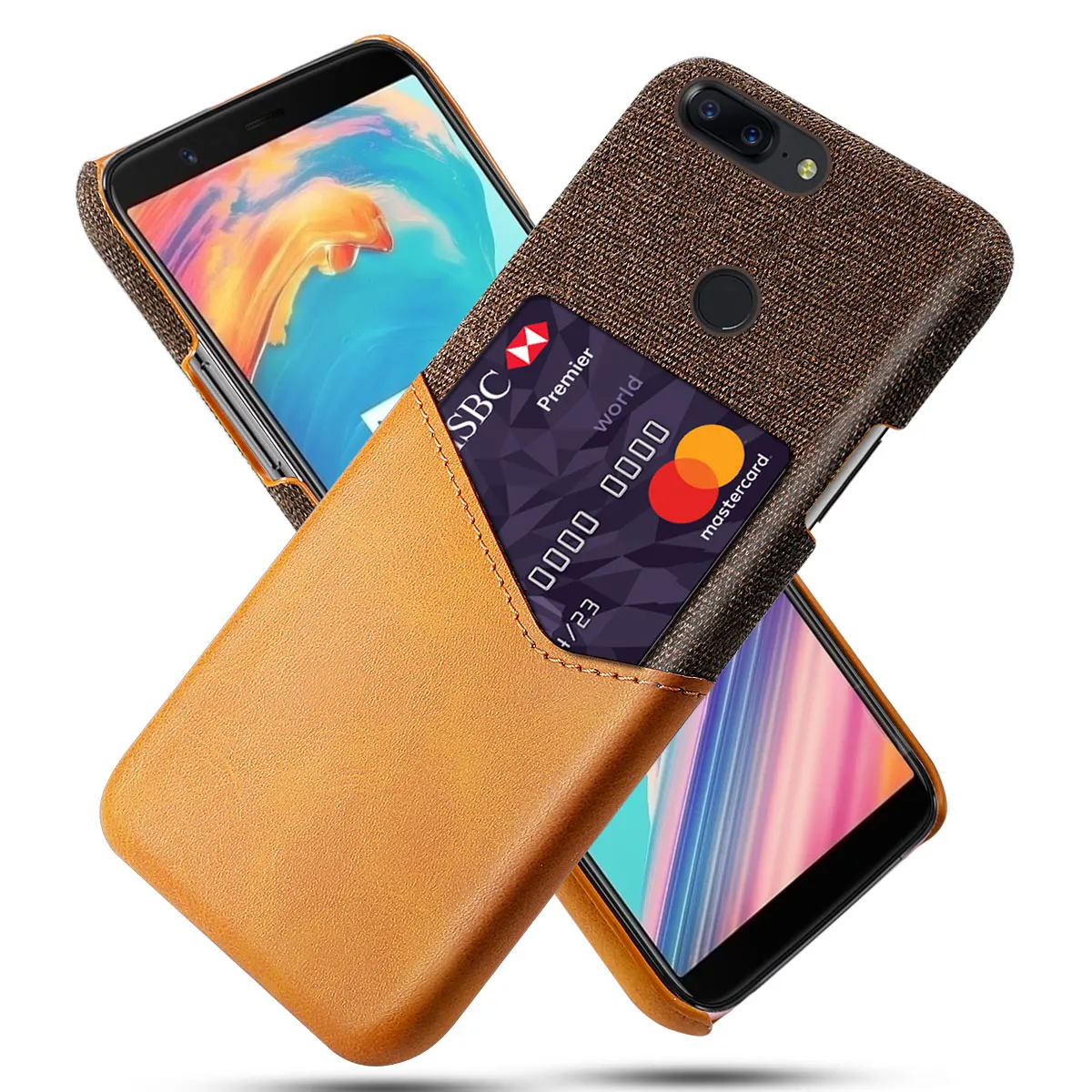 

Credit Card Case Soft Cloth Fabric Case 5.5"For Oneplus 5 Case For Oneplus 5 Cover Coque Funda Bumper Capa