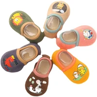 baby socks plus velvet non slip floor socks thickened baby cartoon autumn winter footwear toddler shoes indoor