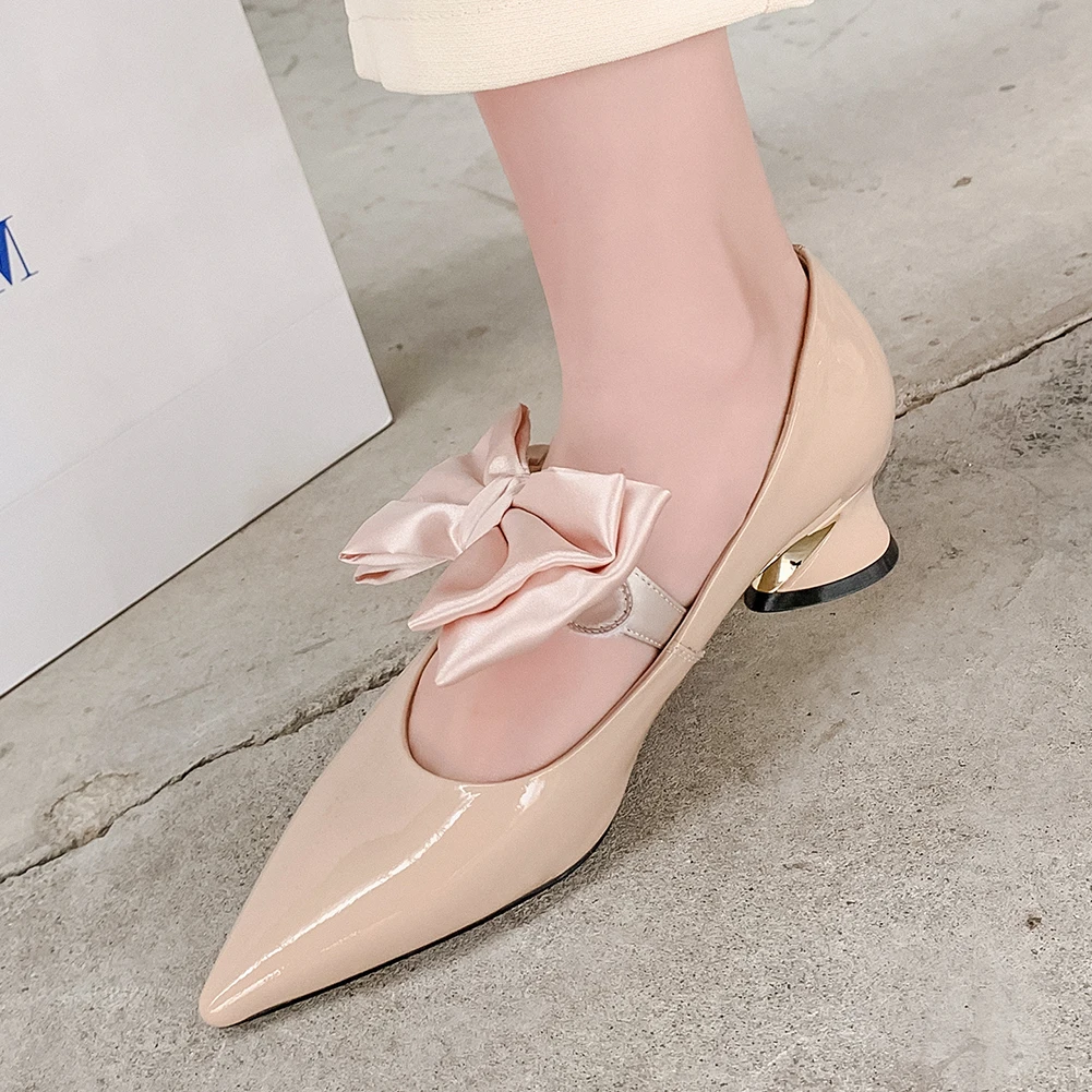 

Doratasia 2020 New Design Top Quality Strange Style Shoes Woman Pumps Female Pointed Toe Slip-On Spring Pumps Women Shoes