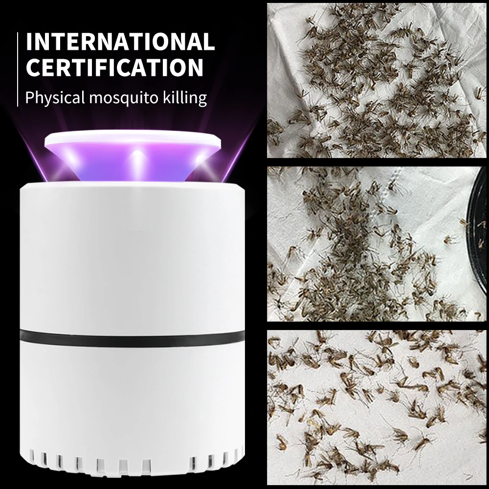 Электрическая лампа ловушка для насекомых светодиодный против комаров убийца