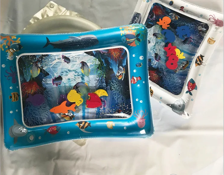 

Summer Funny Infant Water Injection Mats Baby Crawl Practicing Motor Skills Improvement Family Parent-child Amusing Toys Cool