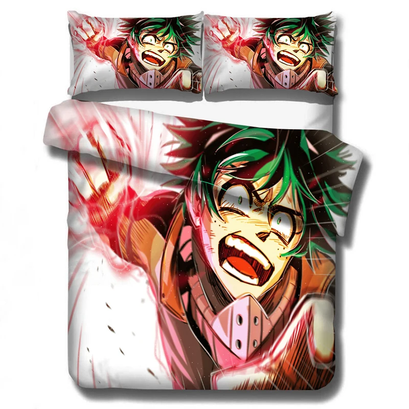 Комплект постельного белья из аниме Моя геройская Академия пододеяльники