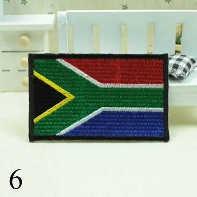 South Africa Страны нашивки с флагами рюкзак для одежды Железный Флаг значок нашивки для одежды шляпа и сумка декор обуви мода DIY рука значок - Цвет: South Africa