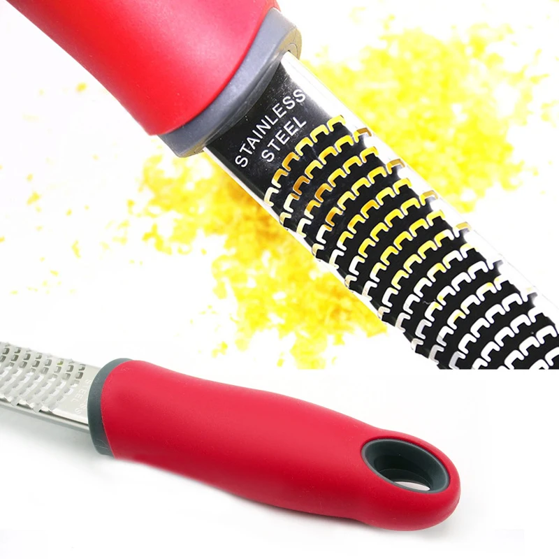 

Citrus Lemon Zester Cheese Grater Stainless Steel Mill Cheese Grater Tools Chocolate Lemon Zester Fruit Peeler Rape Cuisine