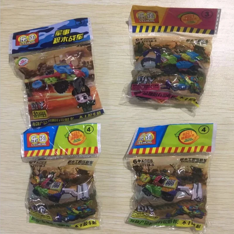 12 шт. в упаковке Детская День рождения питания подарок собрать автомобиль