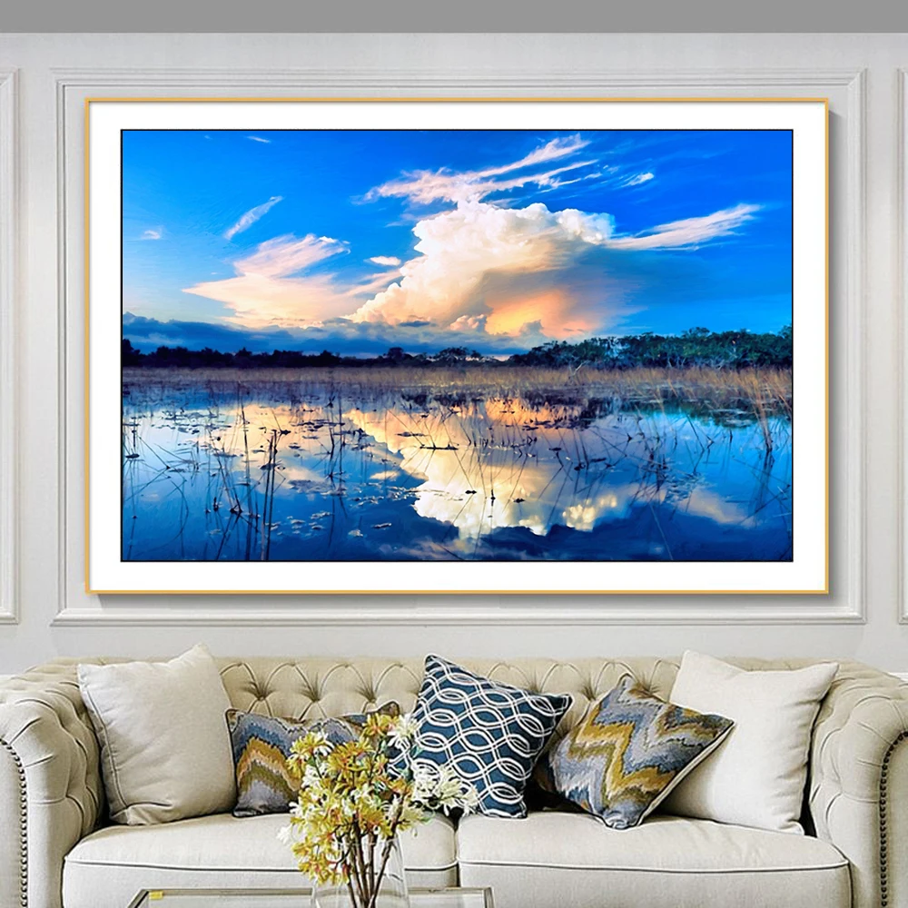 

Landscape oil painting landscape forest art painting canvas painting living room corridor bar home decoration mural