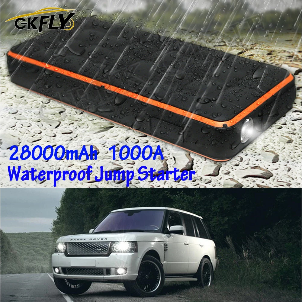 Автомобильное пусковое устройство GKFLY водонепроницаемое 28000 мАч высокой