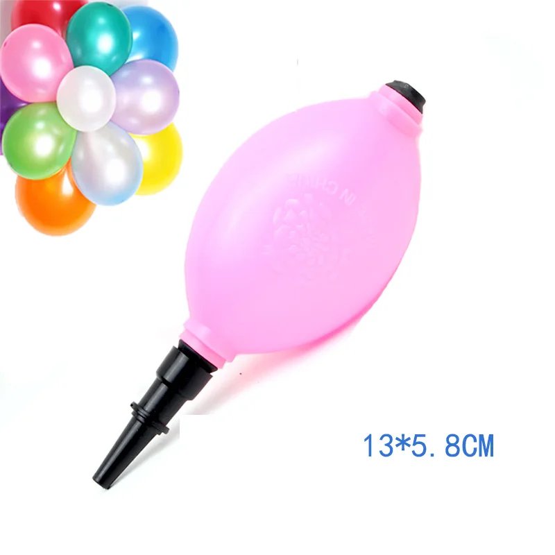 1 шт. многоцветные воздушные шарики с круглым горлом воздушный насос маленькие