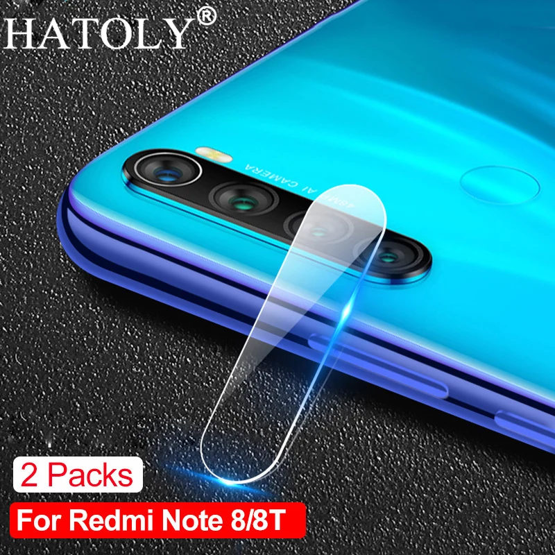Прозрачное закаленное стекло для объектива Xiaomi Redmi Note 8T 2 шт. полностью