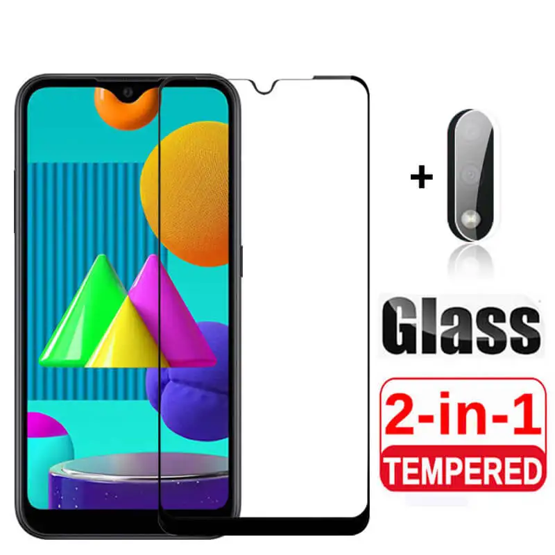 Полноэкранное защитное стекло Samsun M01 для Samsung Galaxy A32 A12 A02 A02s Защитное камеры Samsang M 01