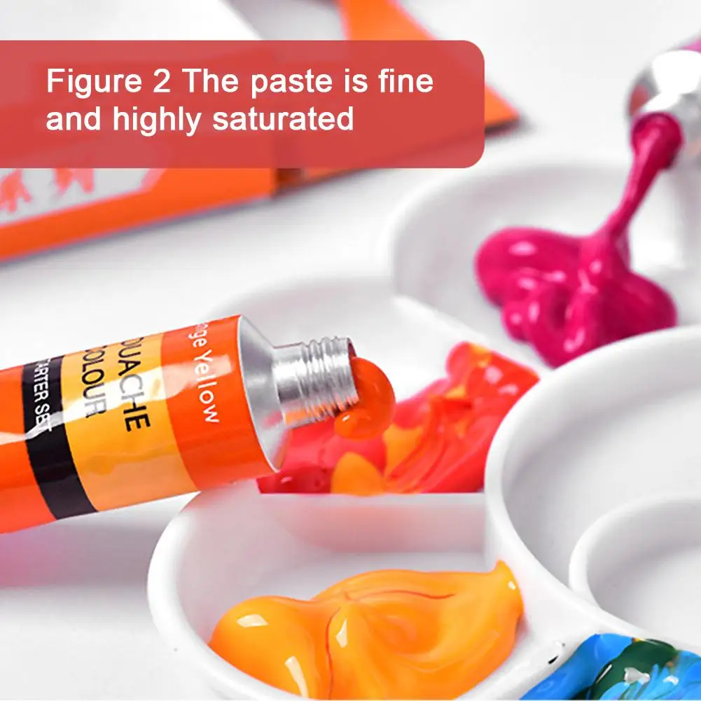 

Advanced 24 Solid Watercolor Paint Set Beginner Painting Paint Foldable Travel Watercolor Paint Professional Painting Supplies