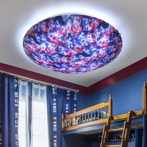 

Cartoon Creative Planet Sun ceiling lamp Boys and Girls Bedroom Children's Room Lighting Modern Individual LED ceiling lamp